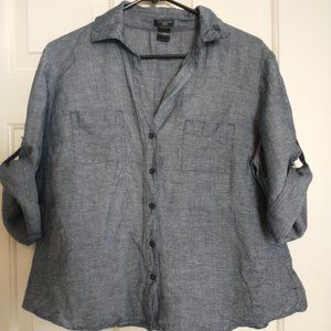 Ann Taylor Dark Wash Blouse
